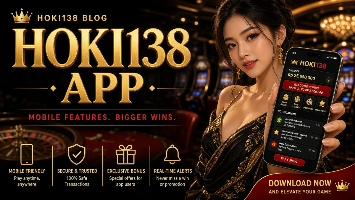 HOKI138 App — Fitur Mobile, Notifikasi & Update Aman